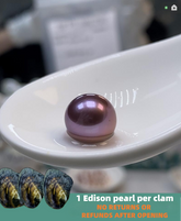 Blueberry(1 Deep Color 9-11mm Freshwater Pearl)【Pearlism】