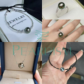 Black Tahitian Oyster (8-12mm Black Pearl )