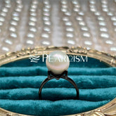 【Black Knight 】S925 Silver Black M-Ring【PEARLISM】