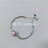 Button Bracelet S925 Freshwater Pearl