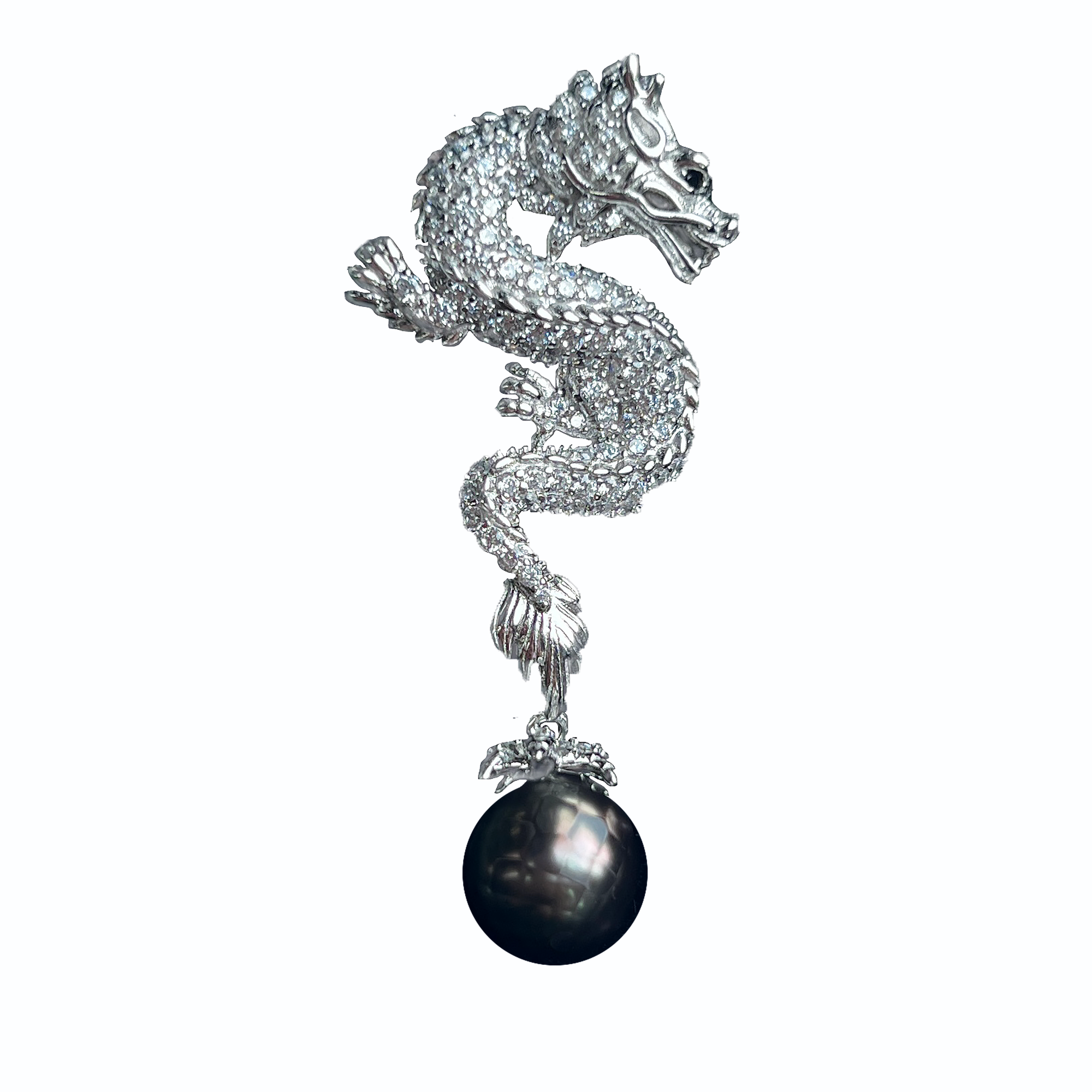 S925 Silver Exquisite and luxurious dragon shaped ring&dragon shaped pendant【PEARLISM】