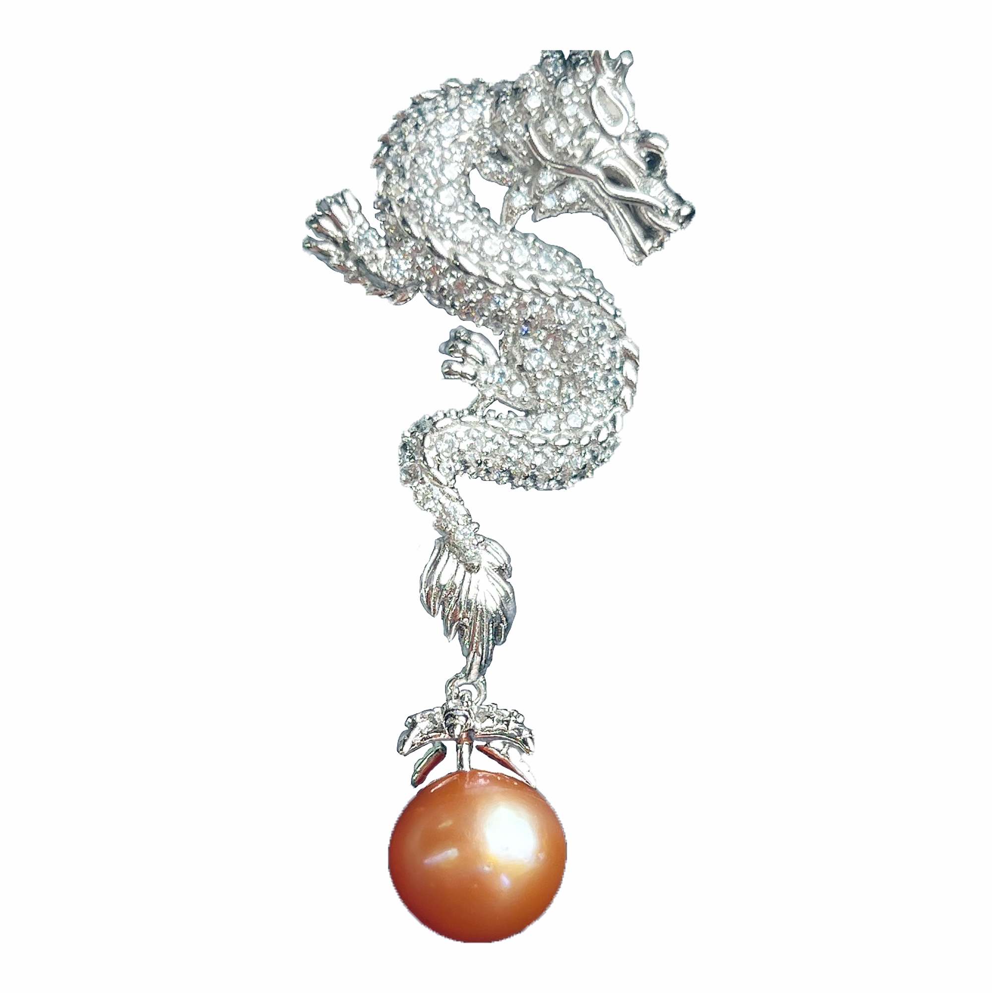 S925 Silver Exquisite and luxurious dragon shaped ring&dragon shaped pendant【PEARLISM】