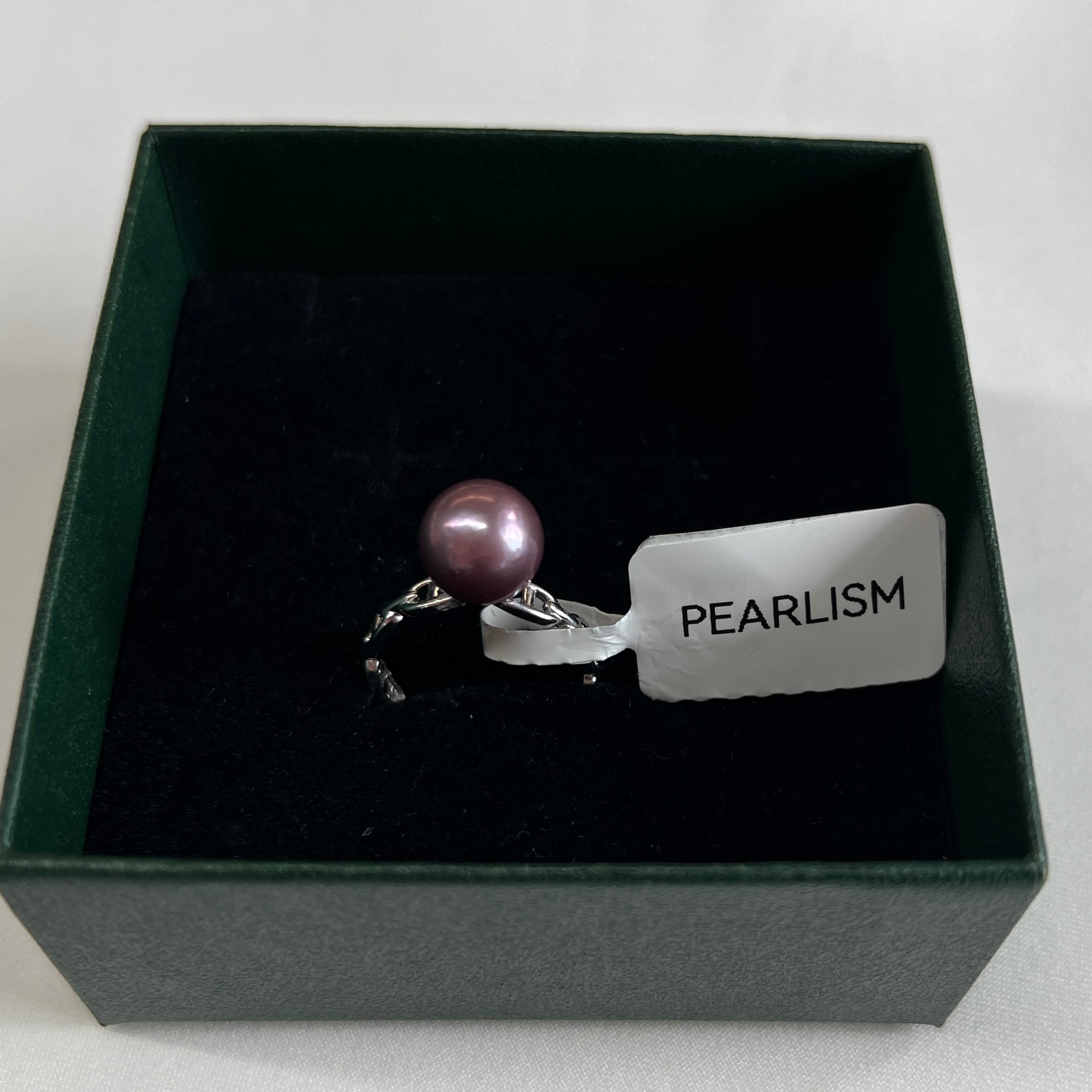 PEARLISM 9-10mm Purple Edison Pearl S925 Ring (End Product)【Pearlism】