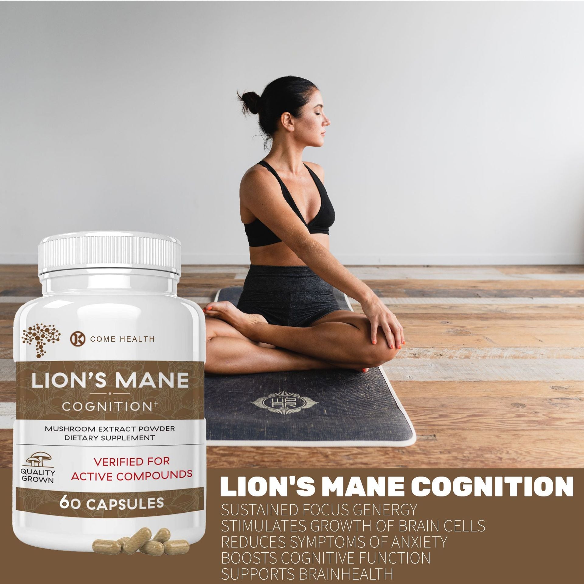 Monkey Mushroom Supplement Capsules