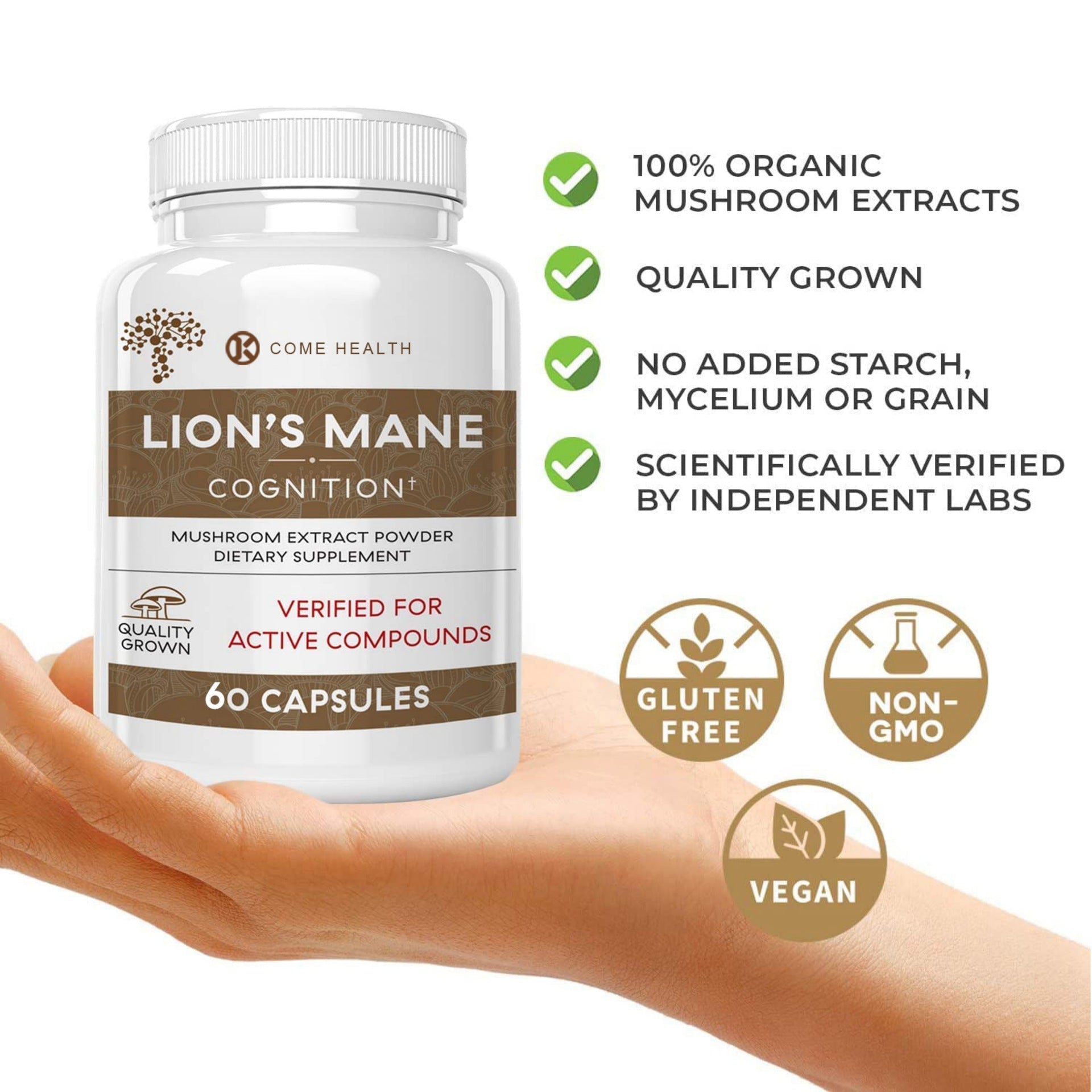 Monkey Mushroom Supplement Capsules