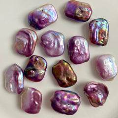 New Square (Price for 2 Clams)（1 Square pearls In 1 Clam）