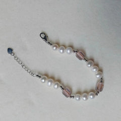 White pearl bracelet Fresh water pearl bracelet