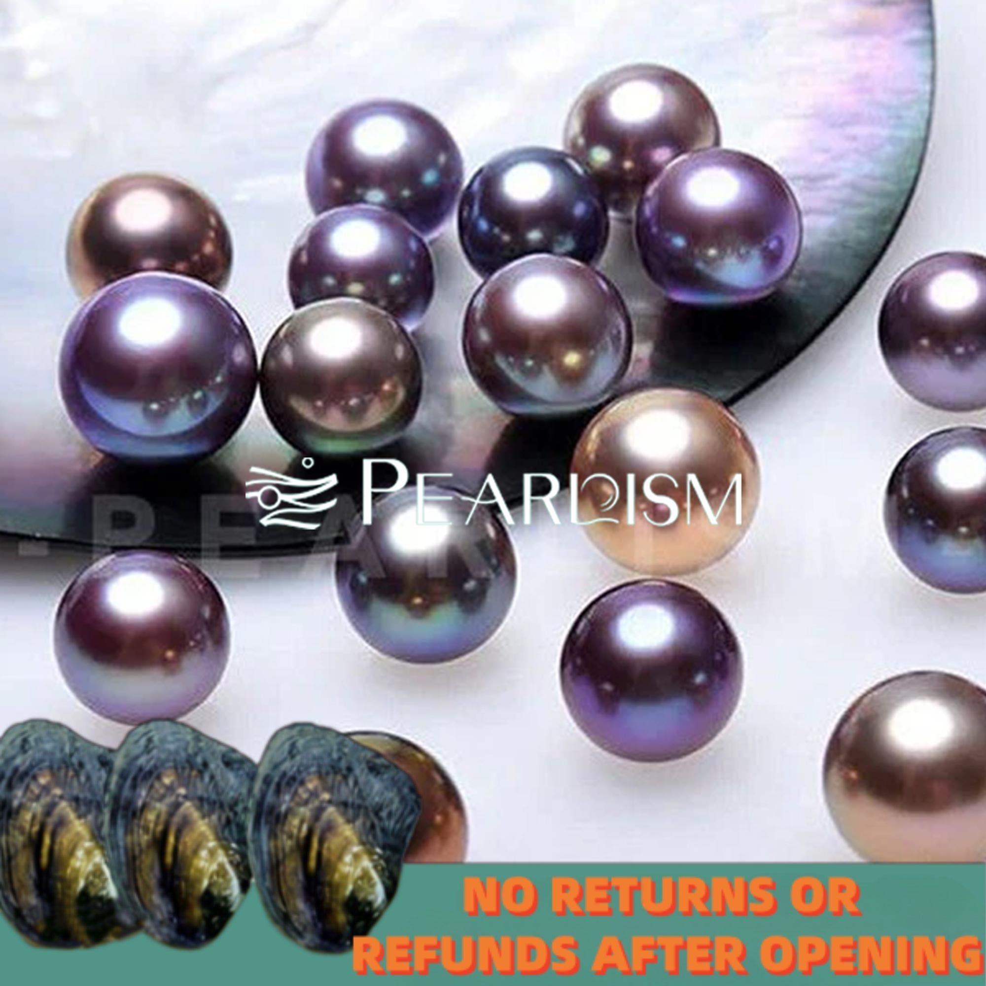 Blueberry(1 Deep Color 9-11mm Freshwater Pearl)【Pearlism】