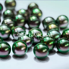 Black Tahitian Pearl Loose Pearl (End Product) (Not clam opening)【Pearlism】