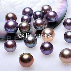 Blueberry(1 Deep Color 9-11mm Freshwater Pearl)【Pearlism】